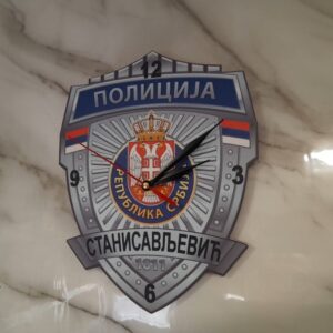Mali zidni sat policija